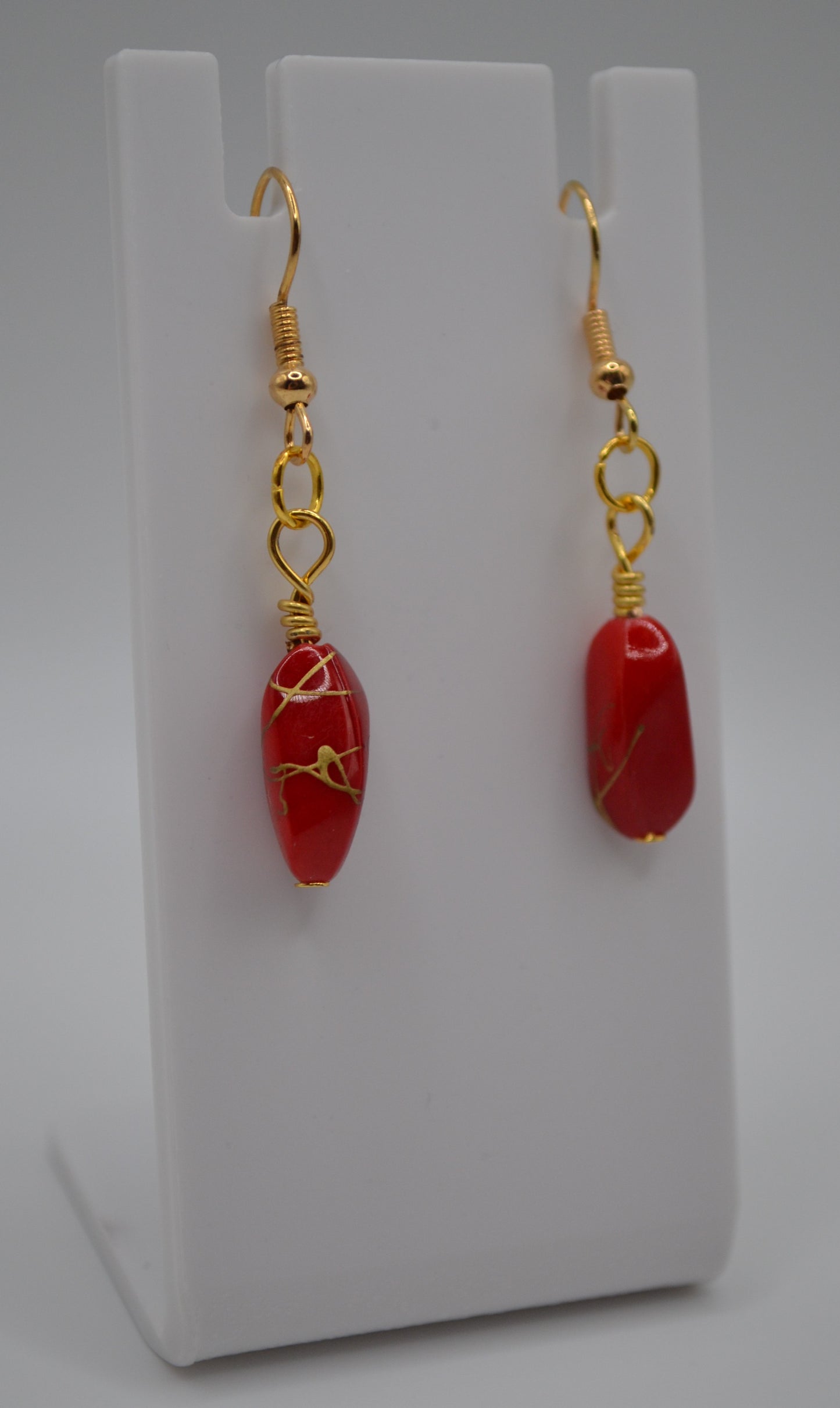 Red chilli earrings