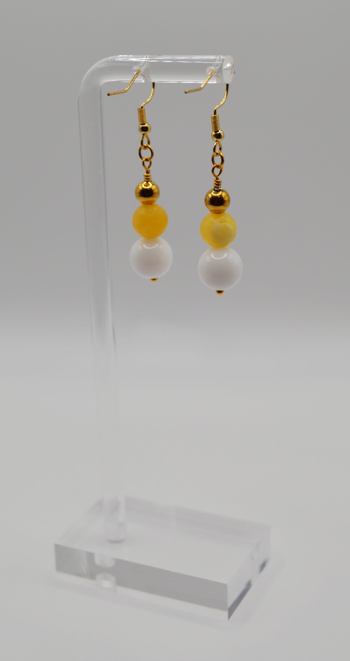Citrine yellow earrings