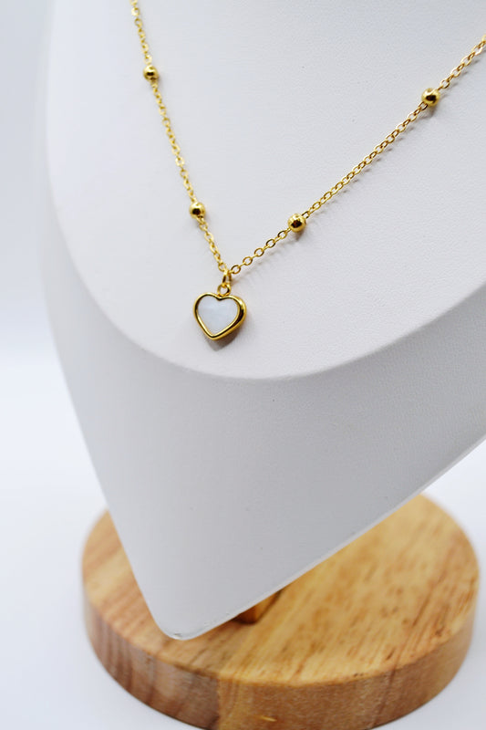 Sweet heart gold necklace