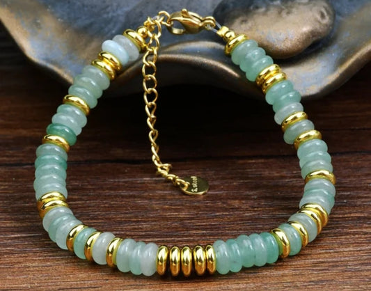 Bohemian stone bracelet