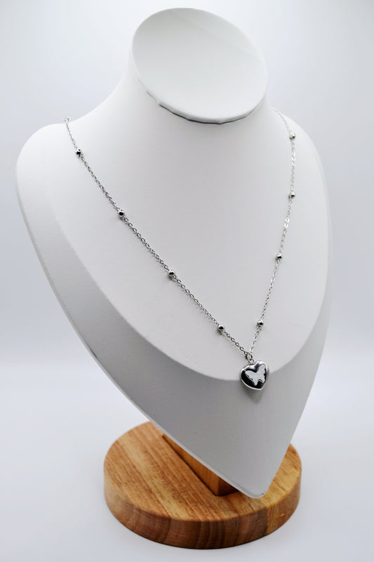 Silver butterfly necklace