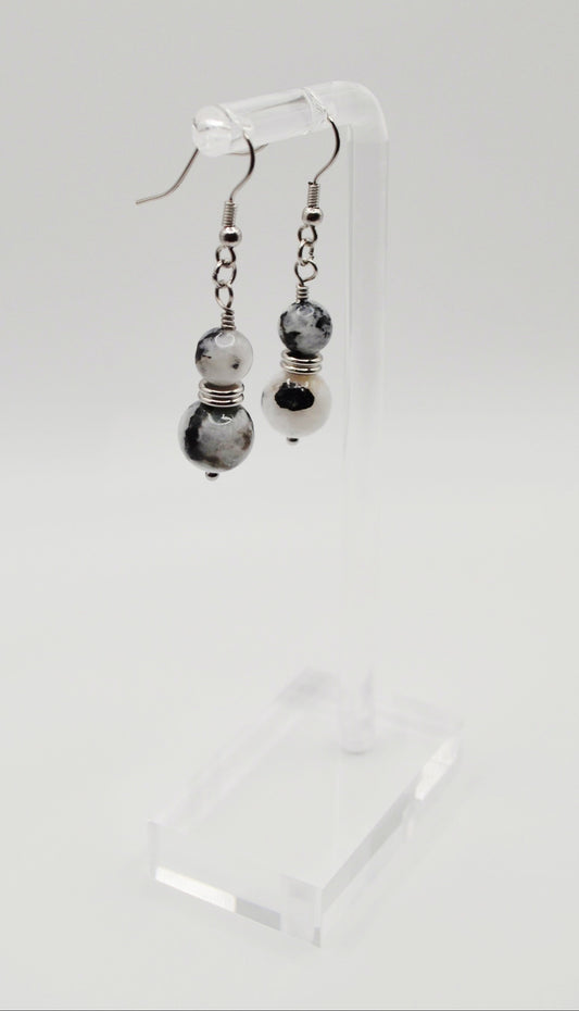 Moonstone earrings