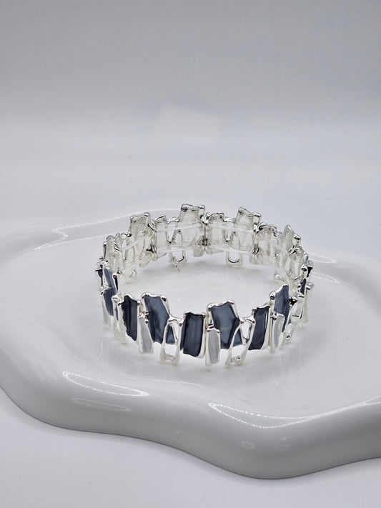 Geometric Bangle Bracelets