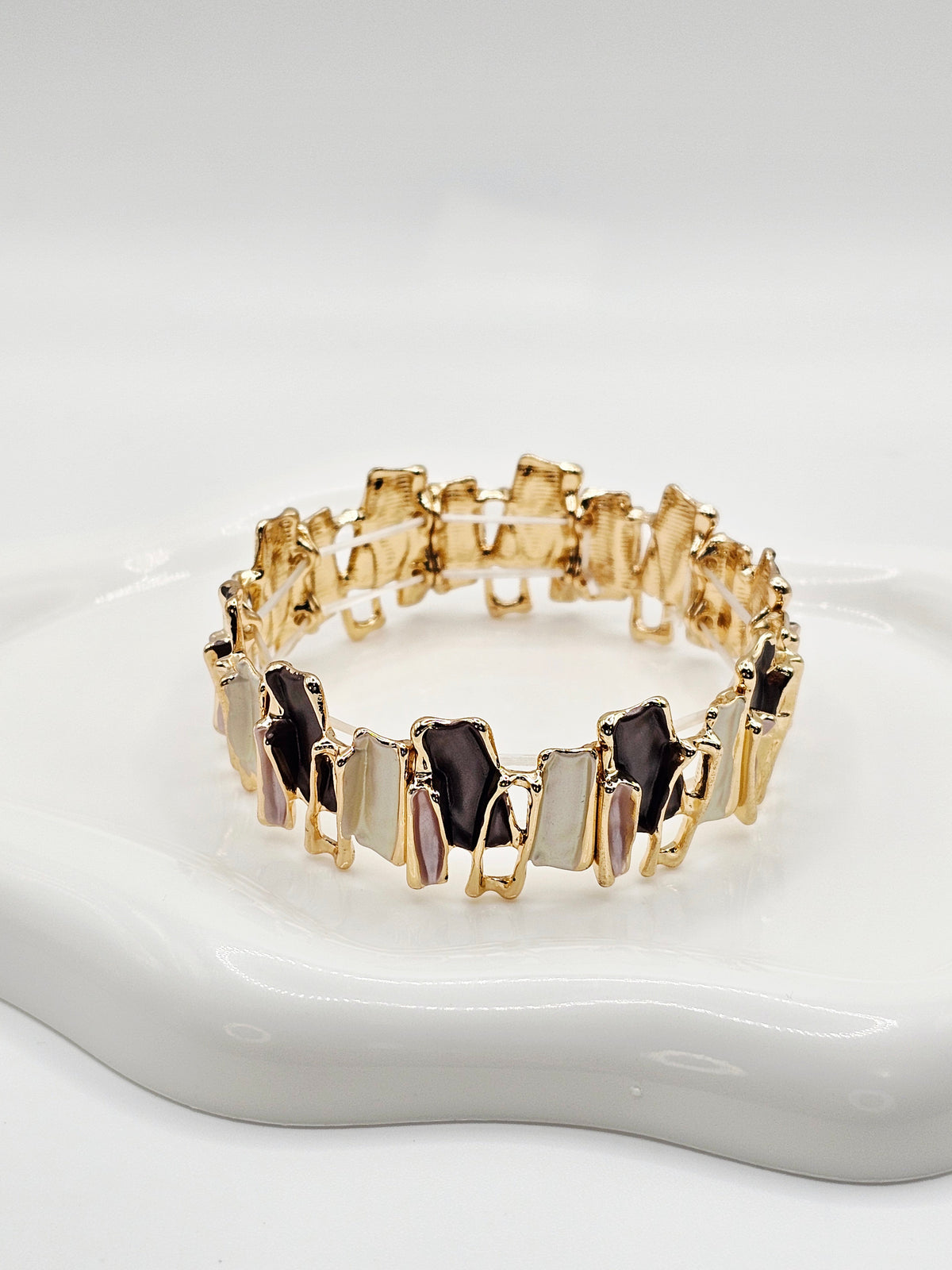 Geometric Bangle Bracelets