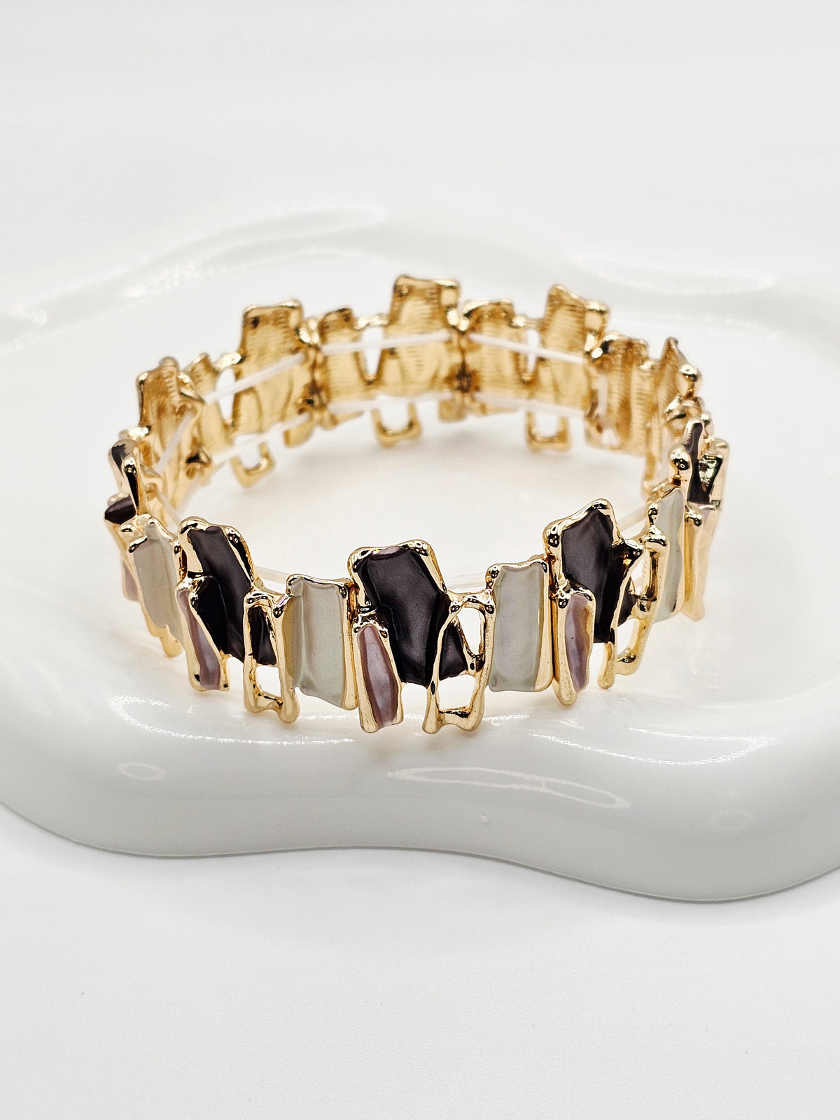 Geometric Bangle Bracelets