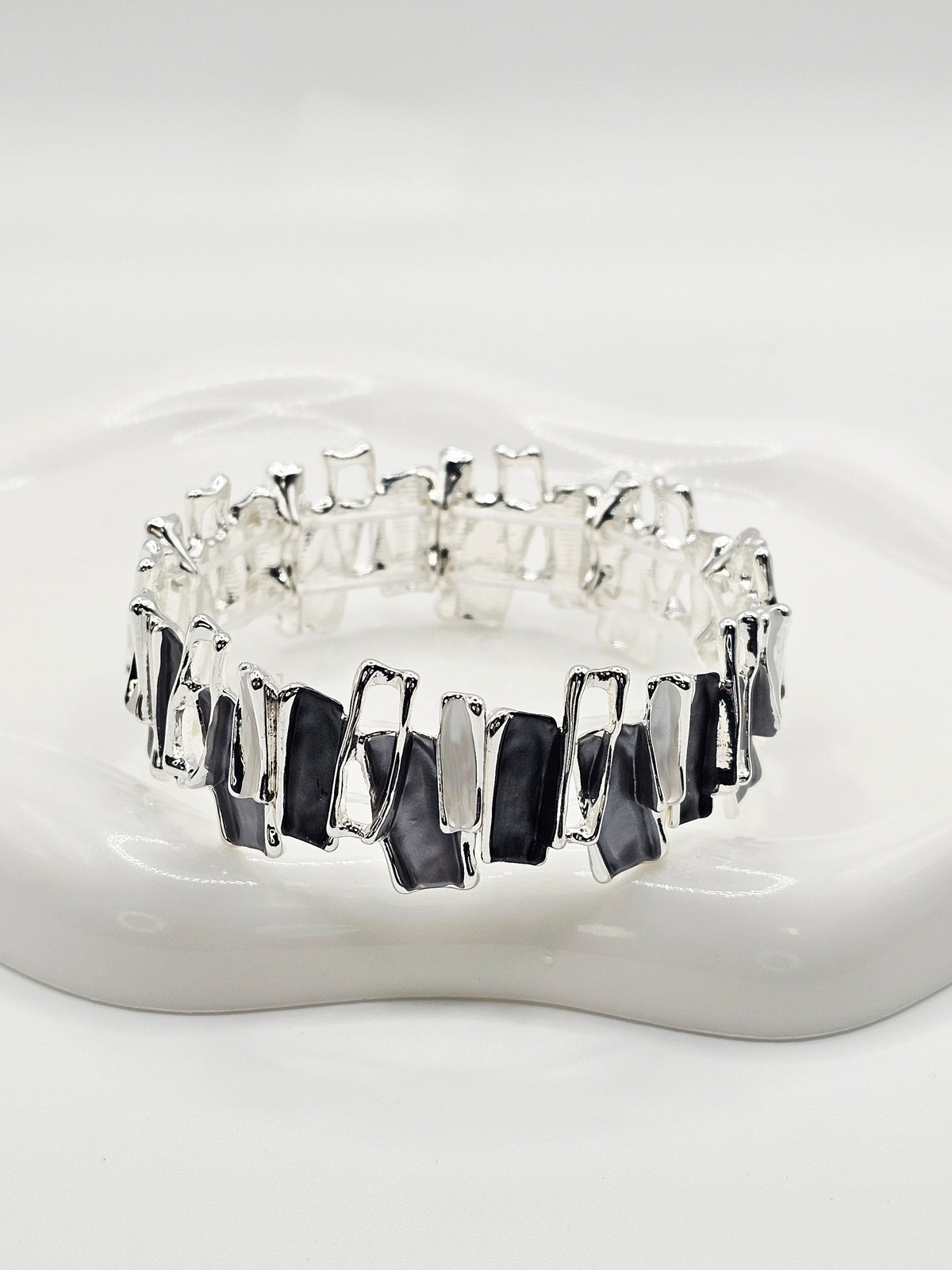 Geometric Bangle Bracelets