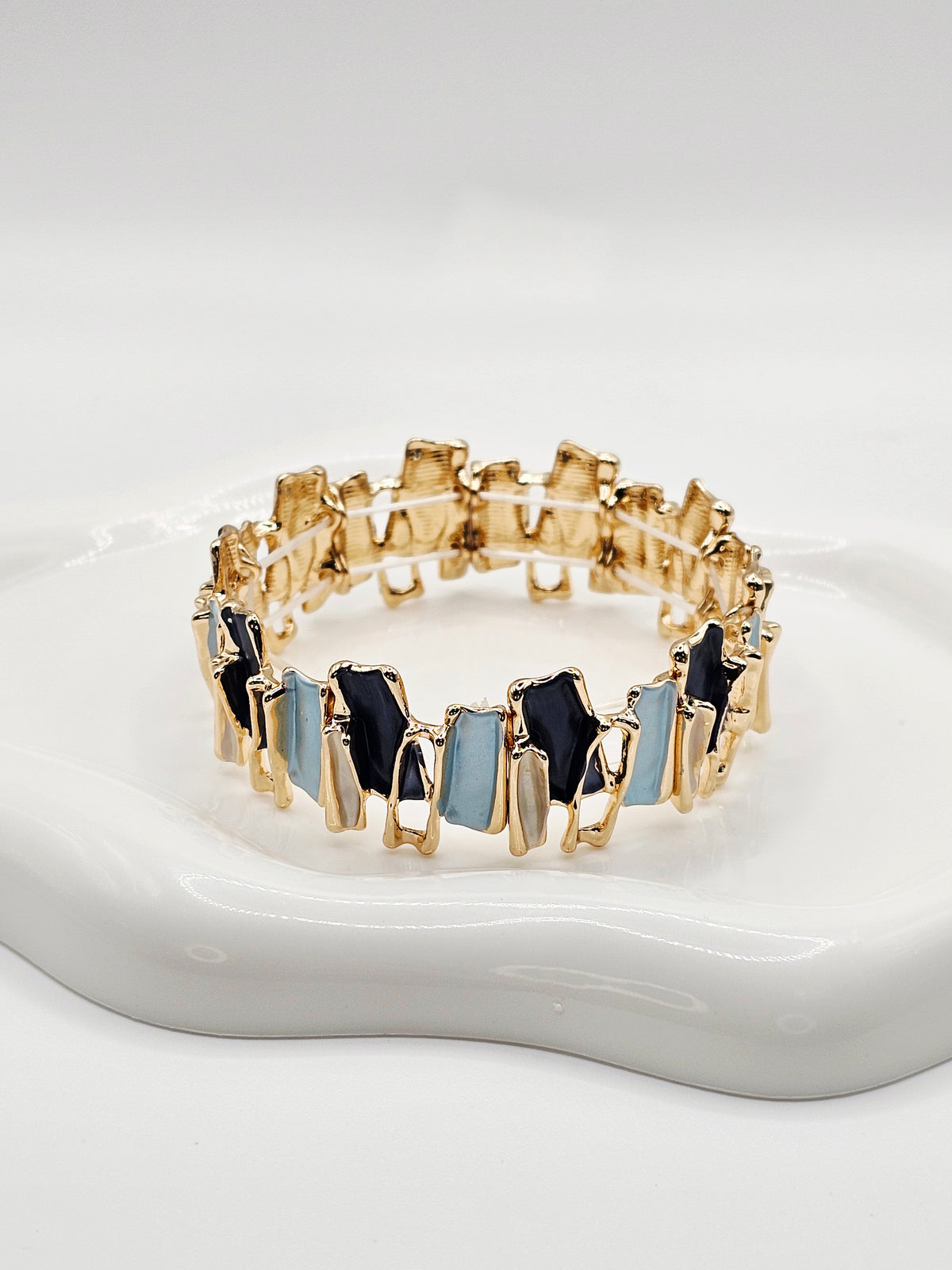Geometric Bangle Bracelets