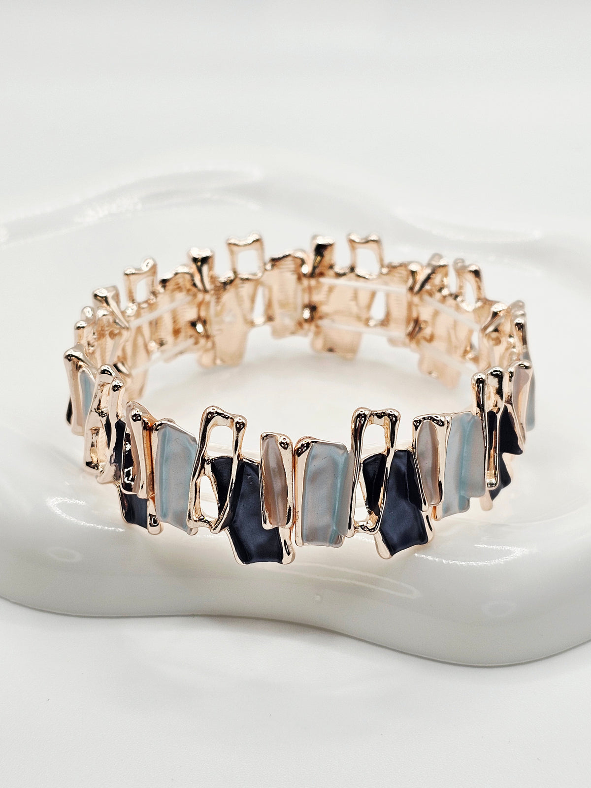 Geometric Bangle Bracelets