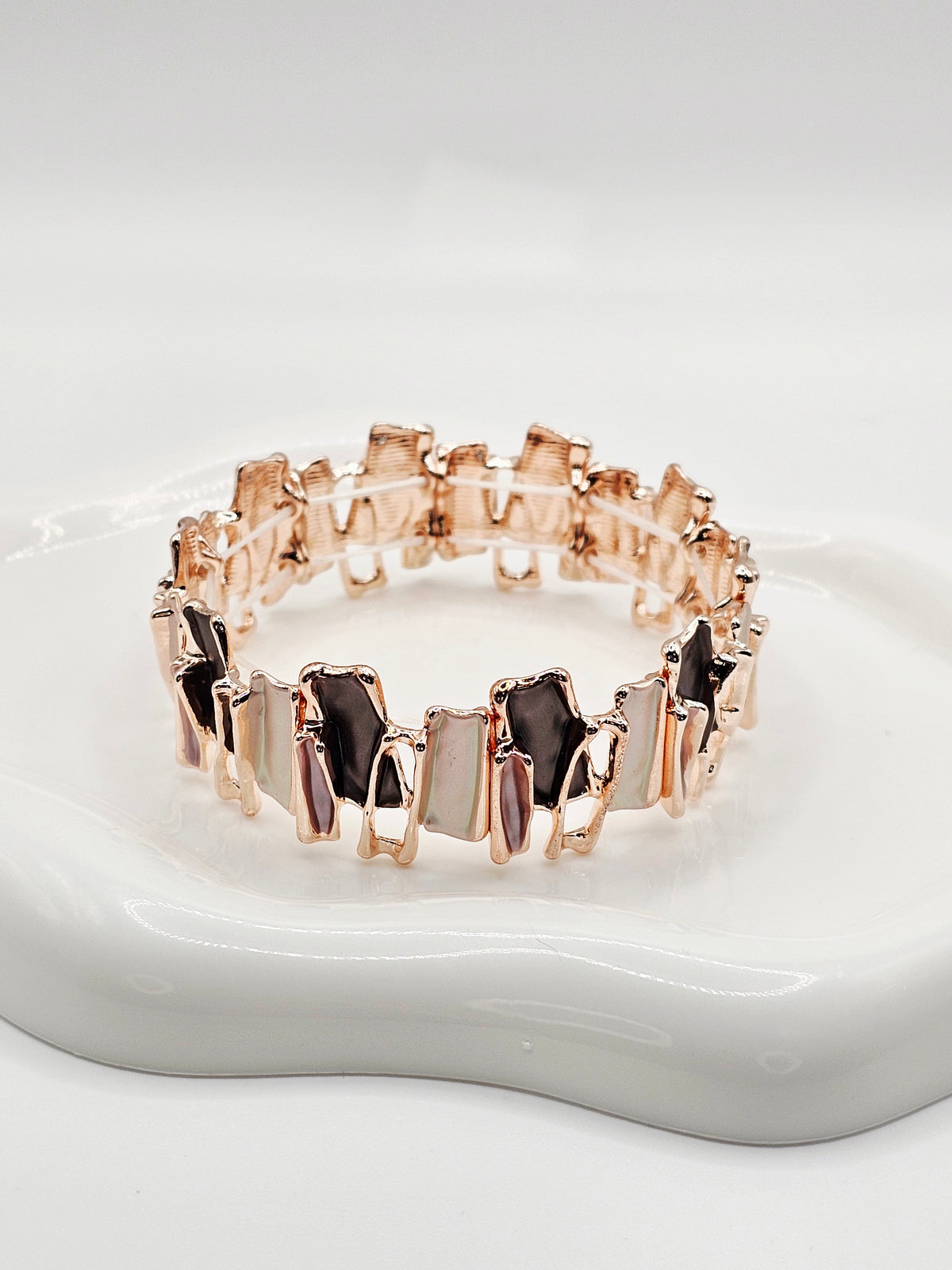 Geometric Bangle Bracelets