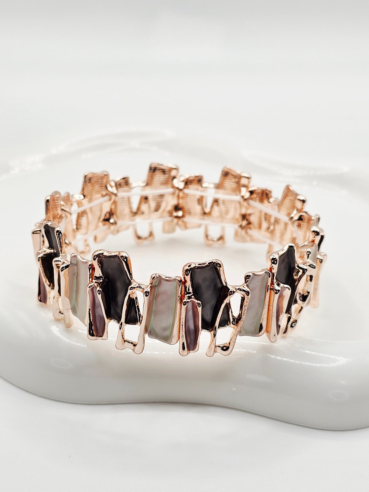 Geometric Bangle Bracelets