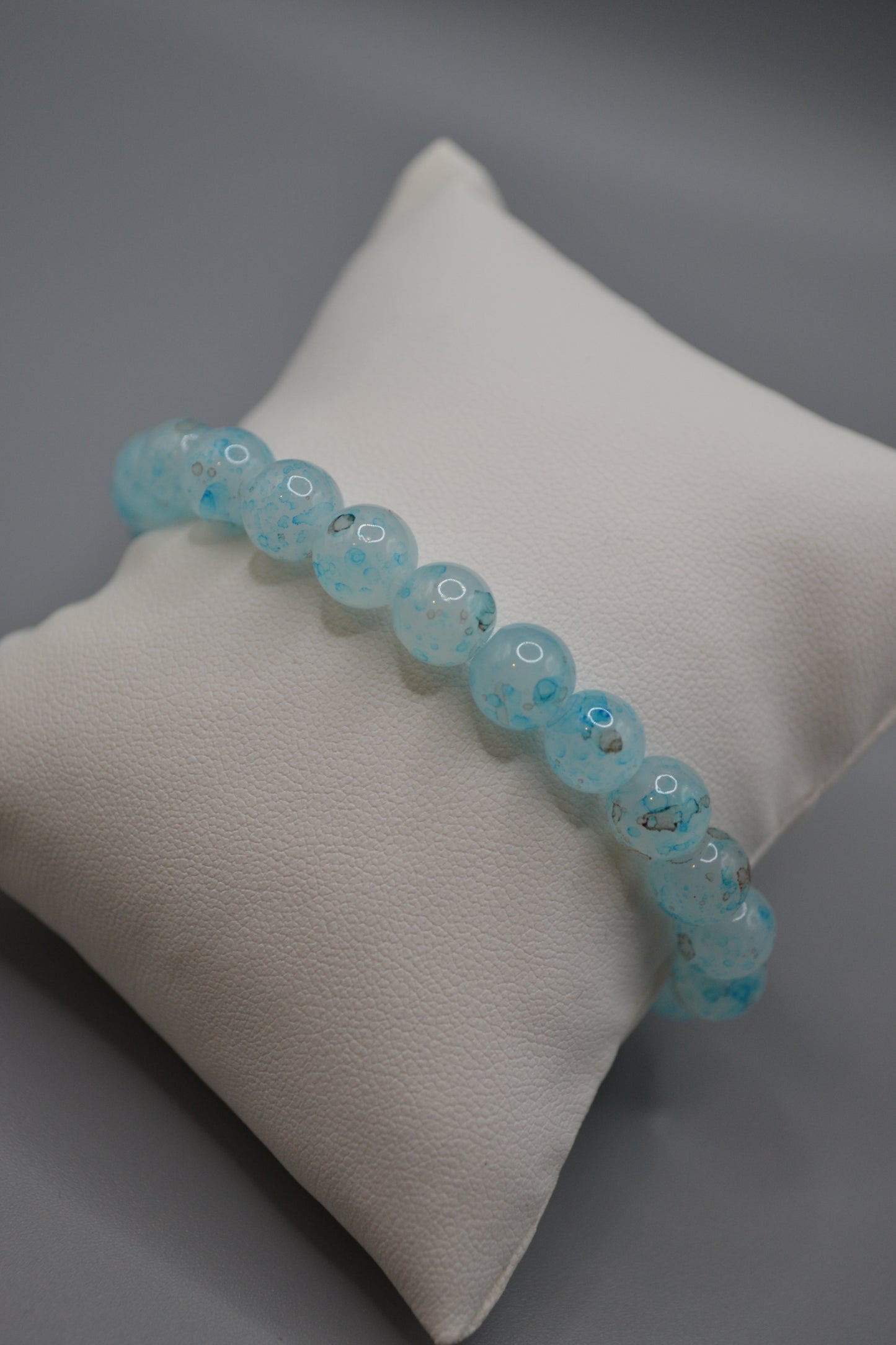Light blue speckled bracelet