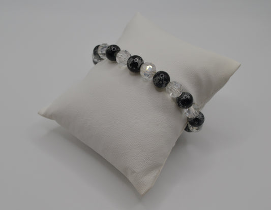 Black speckled bracelet