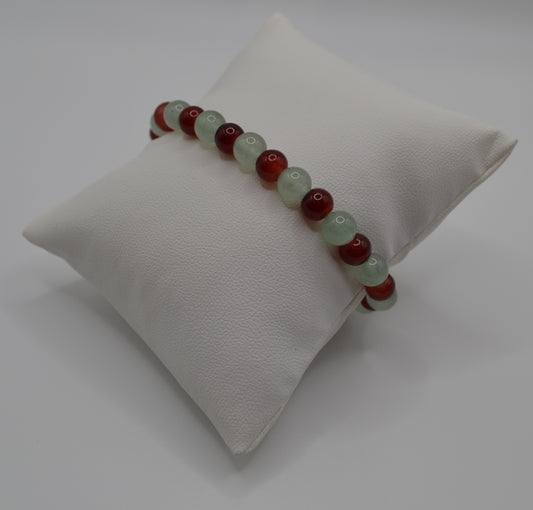 Autumn glass bracelets