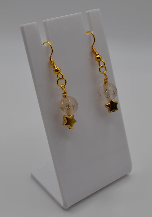 Starry night earrings