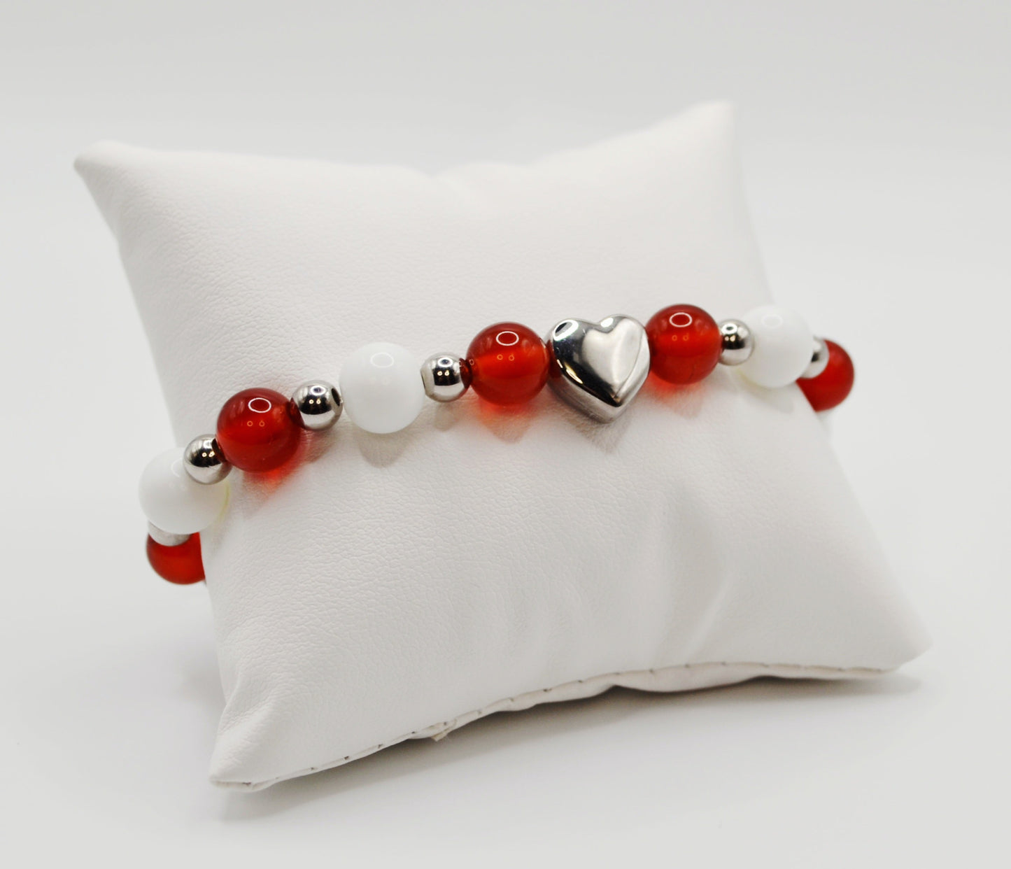 Red heart bracelets