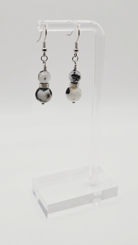 Moonstone earrings