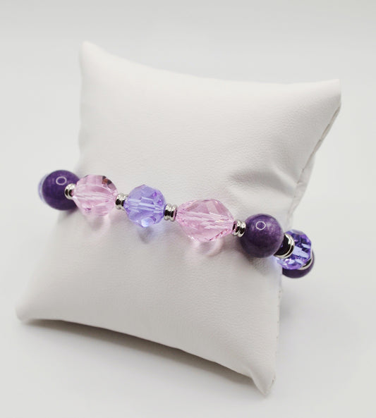 Lavender bracelet silver edition