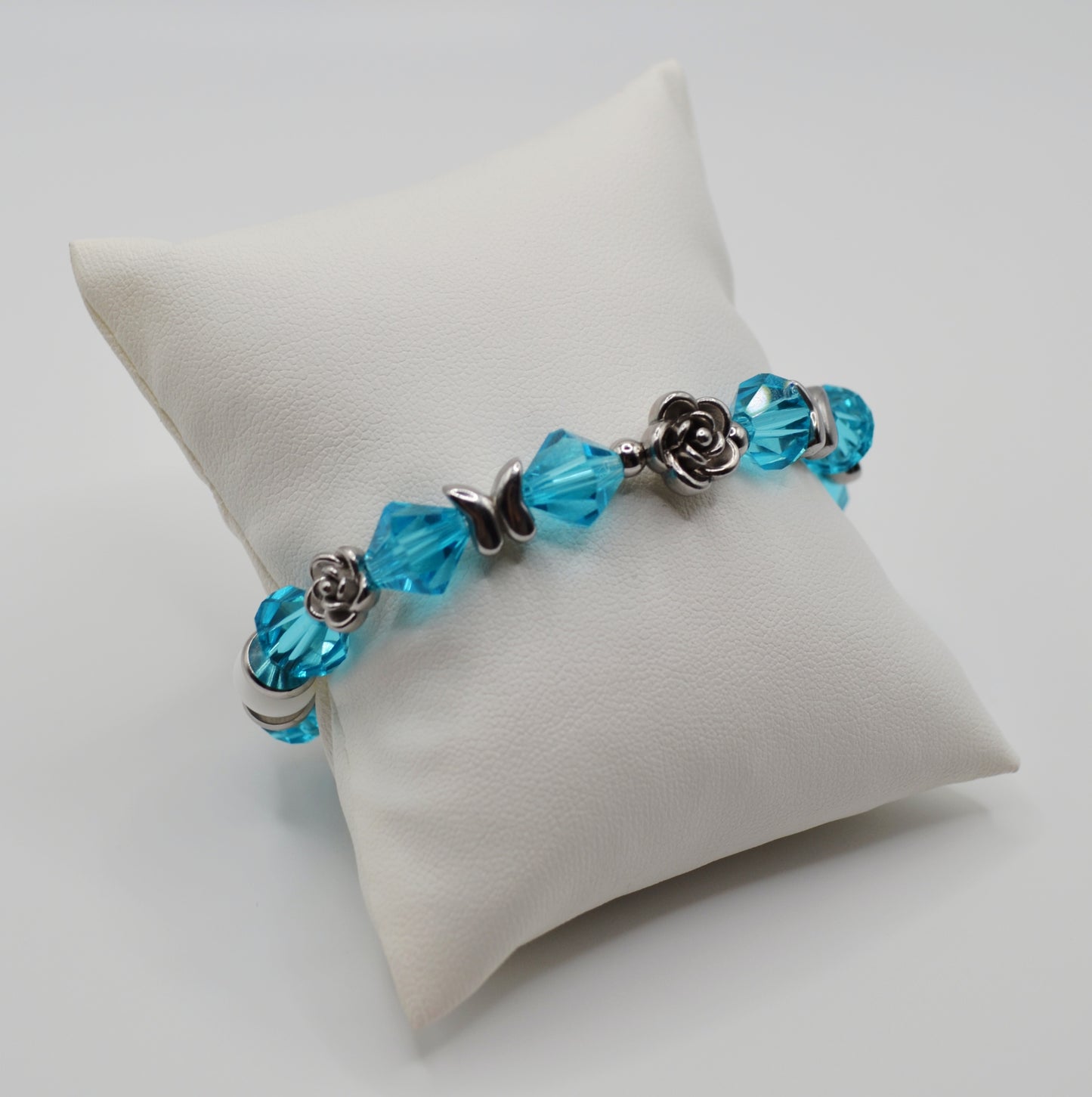 Rose and butterfly bracelets