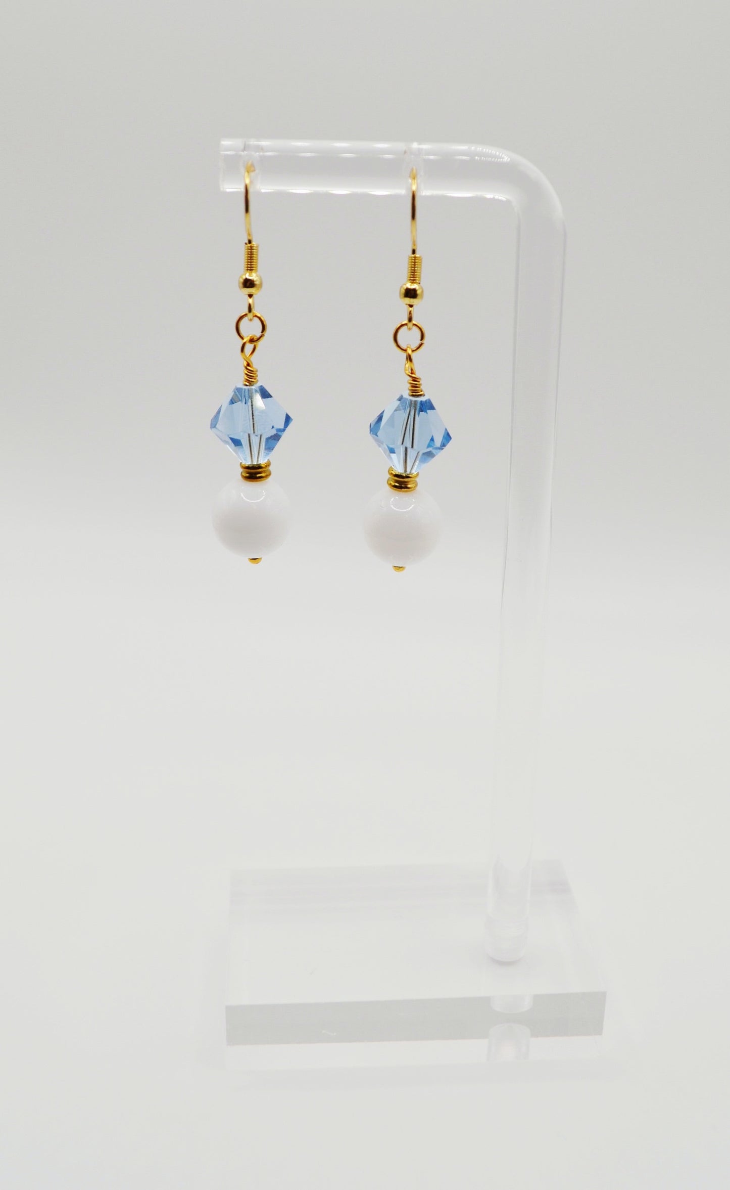 Colourful beaded earrings