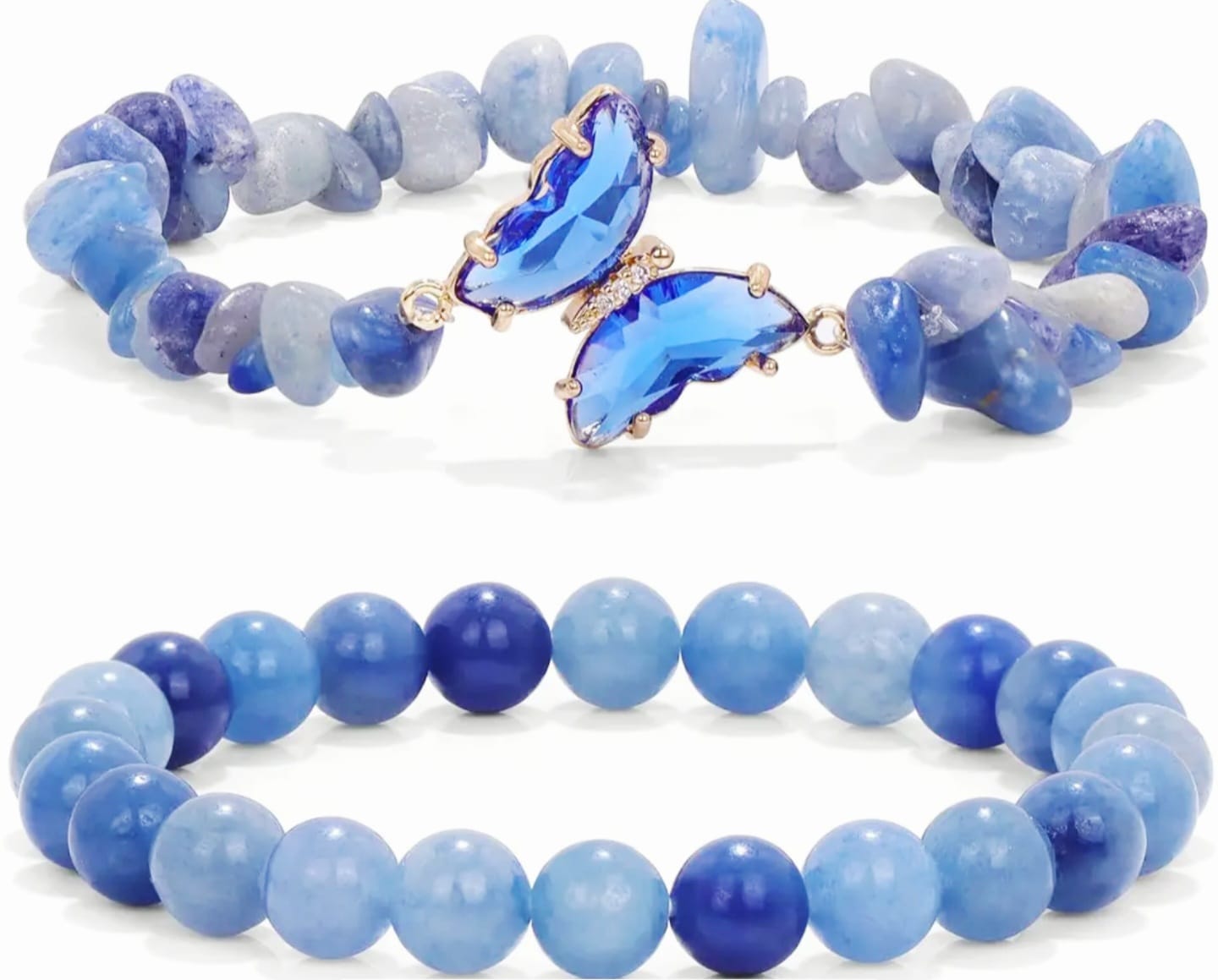 Anti-anxiety two piece bracelet set