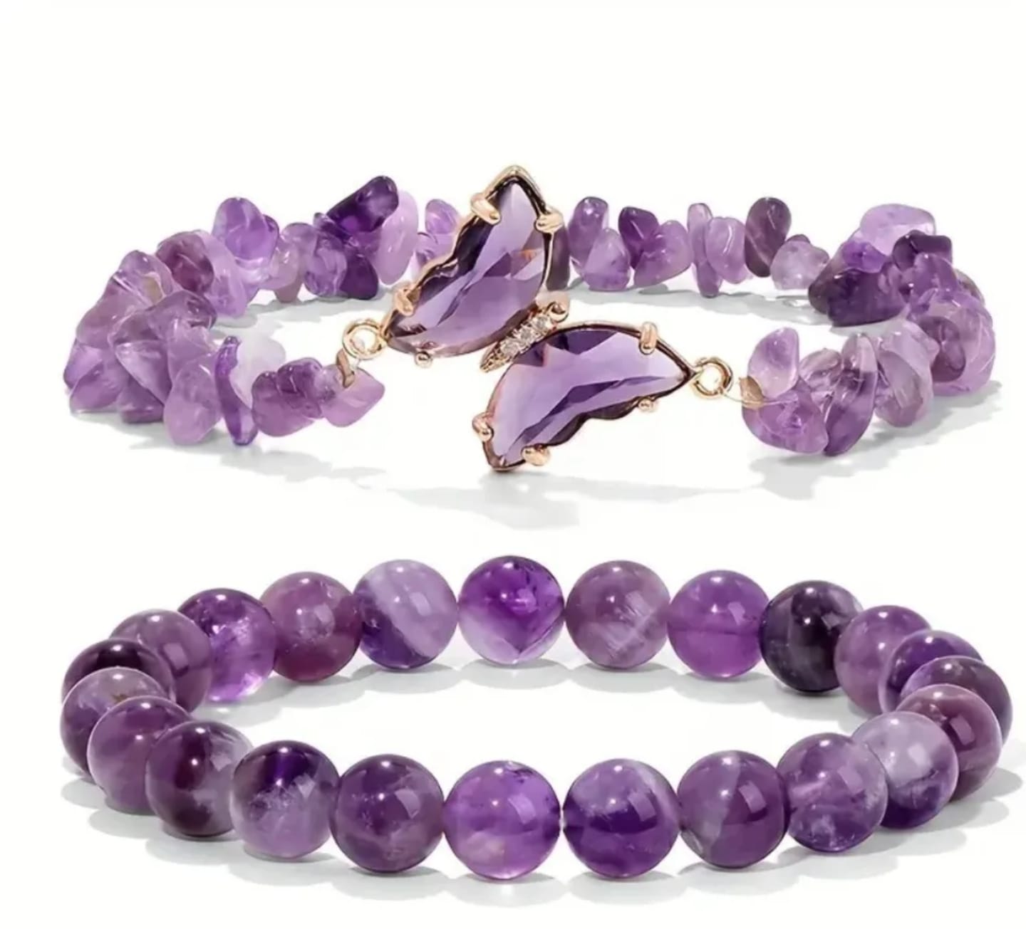 Anti-anxiety two piece bracelet set