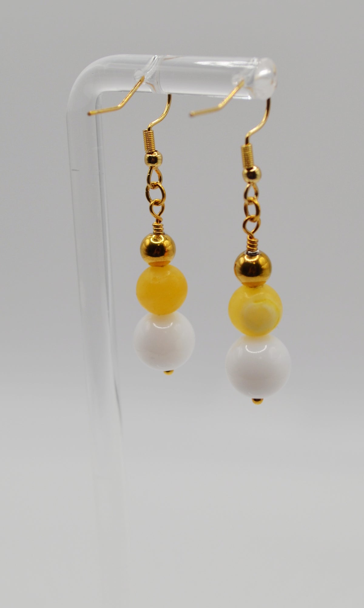 Citrine yellow earrings