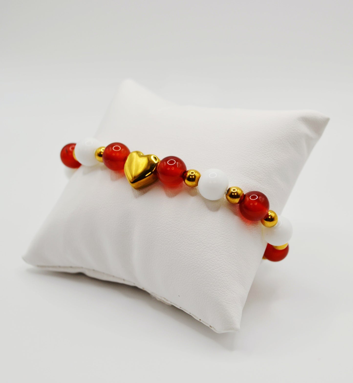 Red heart bracelets