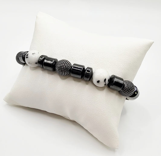 Dalmatian men's bracelet