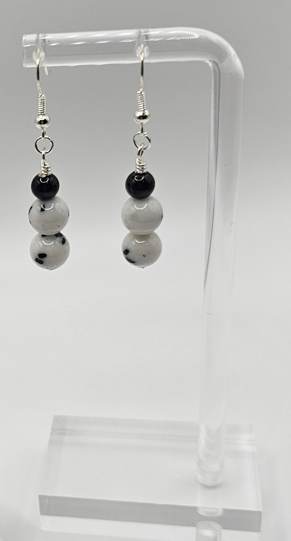 Dalmatian earrings