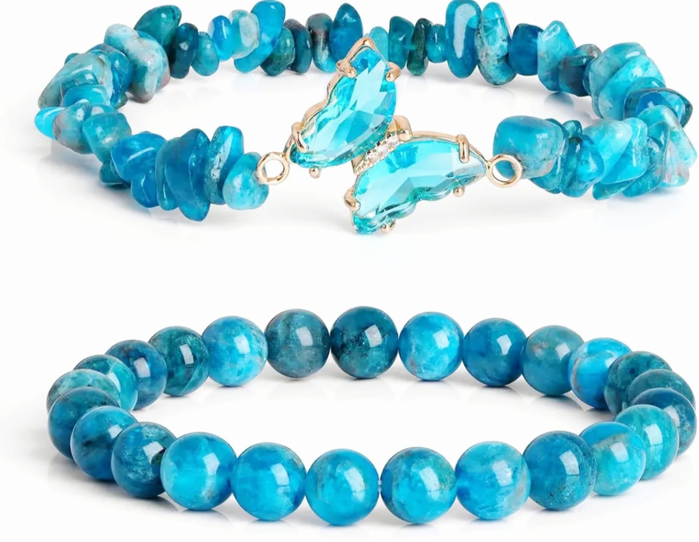 Anti-anxiety two piece bracelet set
