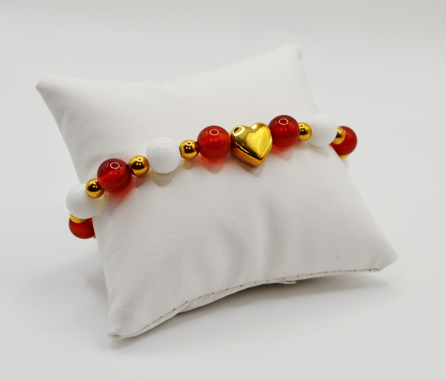 Red heart bracelets