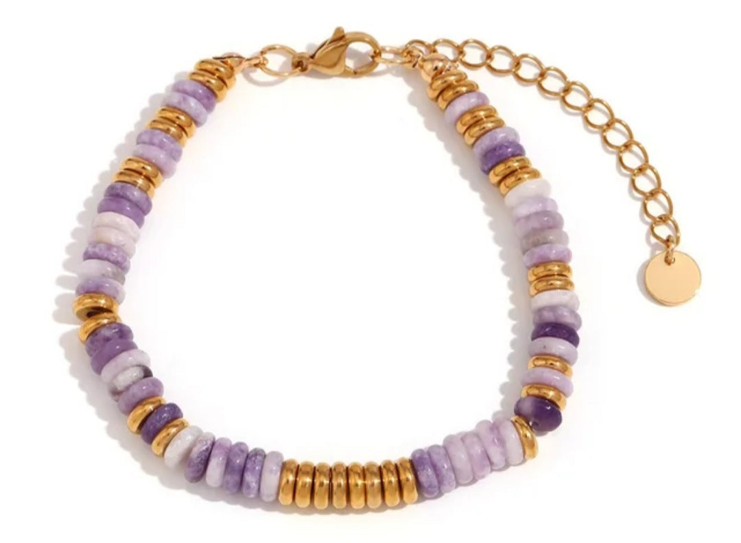 Bohemian stone bracelet