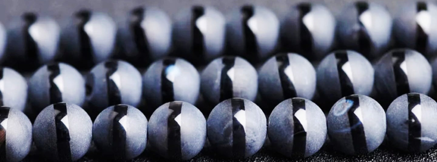 Black tibetan men's bracelet