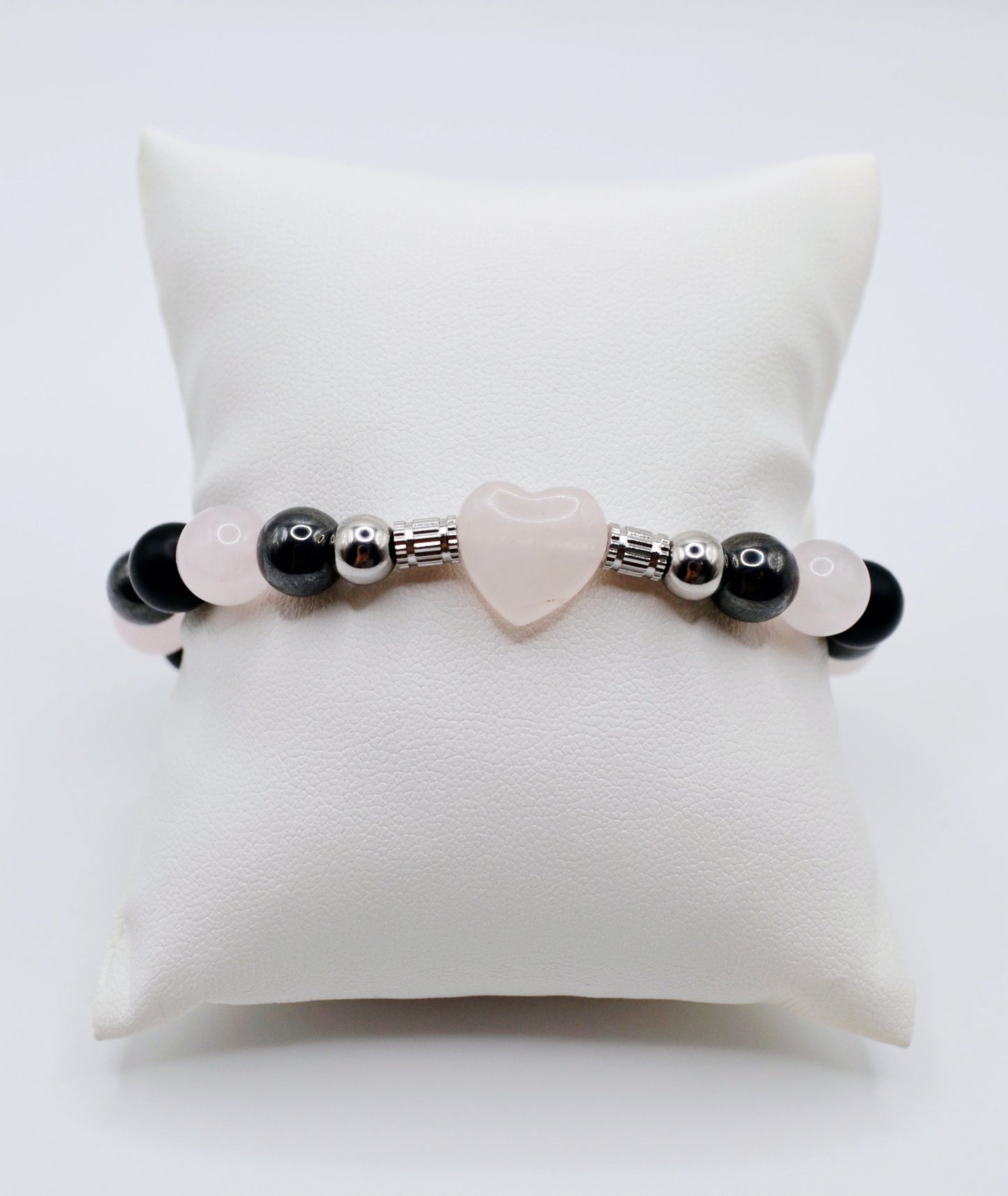 Heart gemstone bracelets