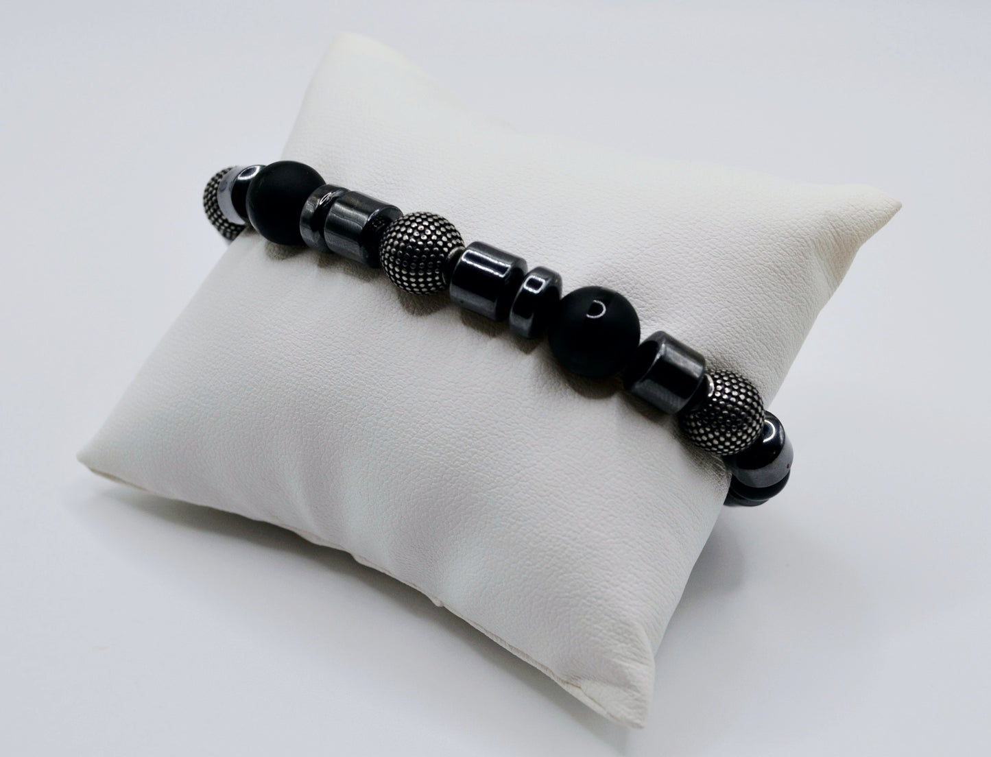 Black tibetan men's bracelet
