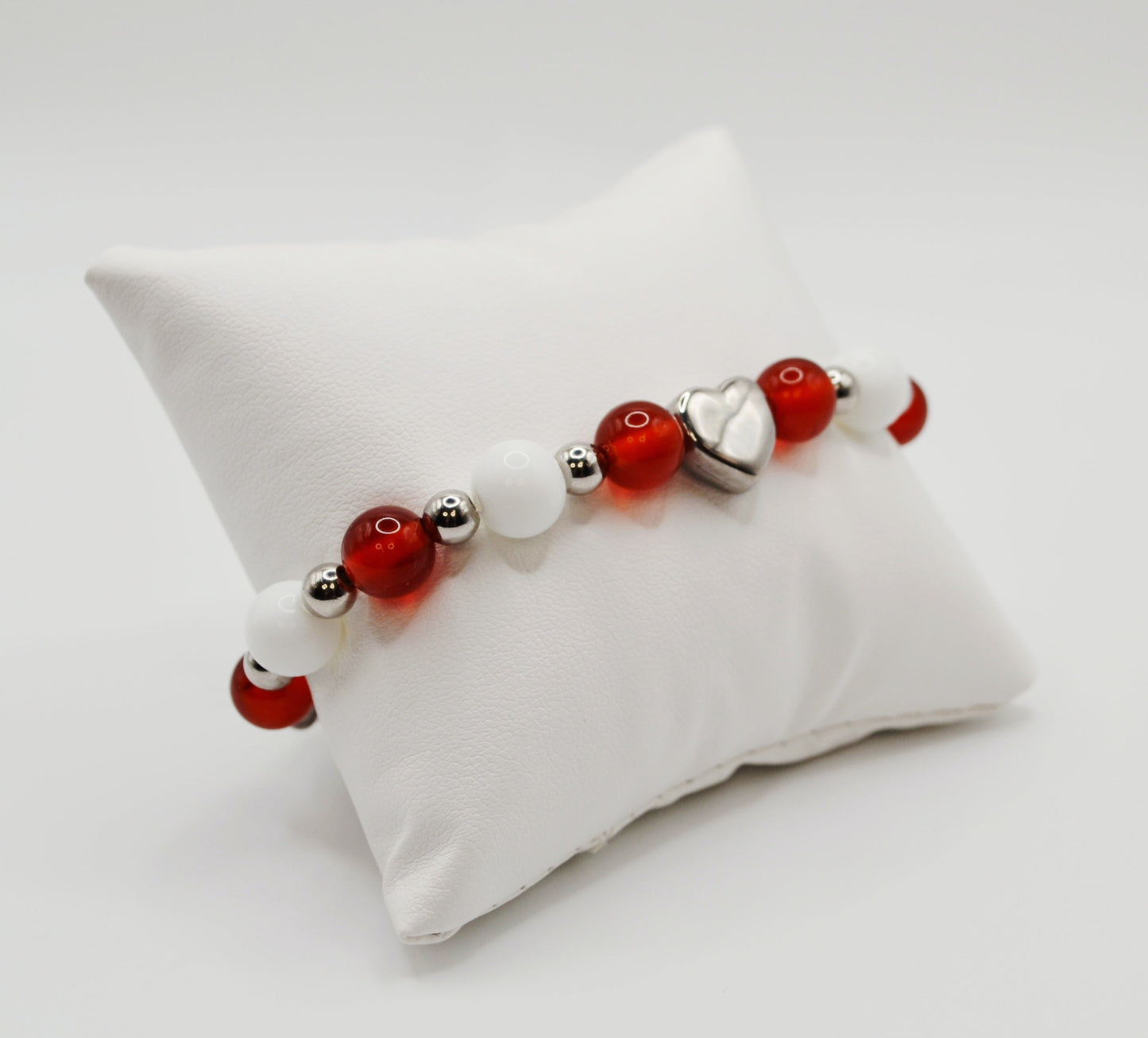 Red heart bracelets