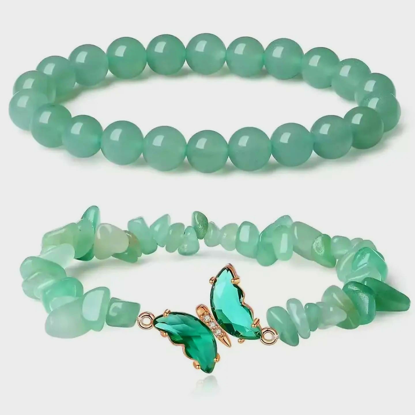 Anti-anxiety two piece bracelet set