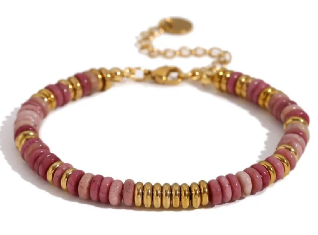 Bohemian stone bracelet