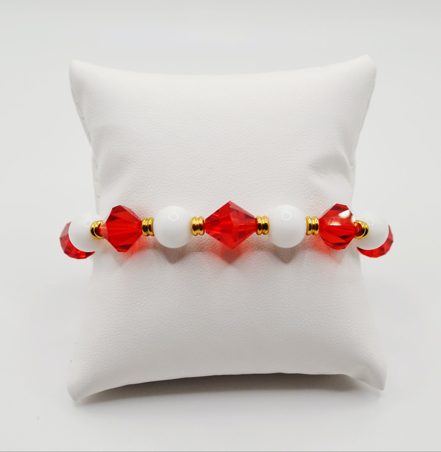 Colourful beaded bracelets