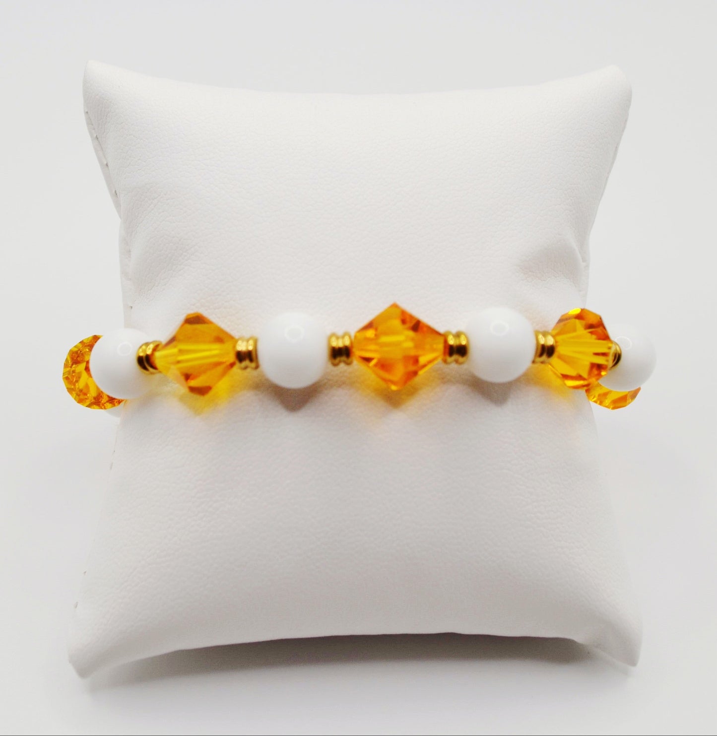 Colourful beaded bracelets