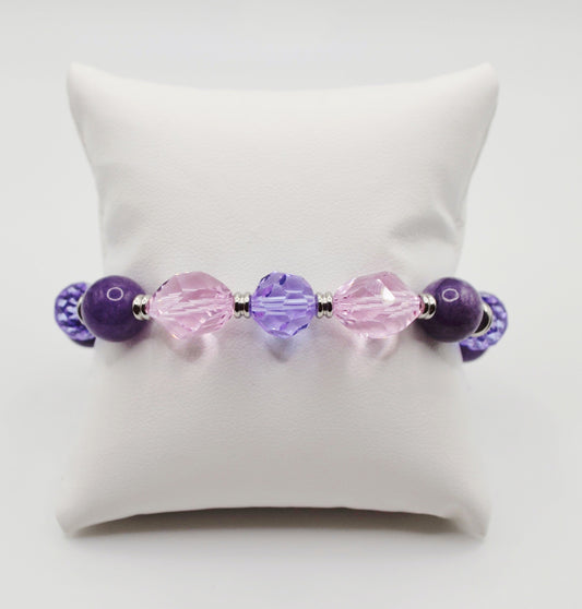 Lavender bracelet silver edition