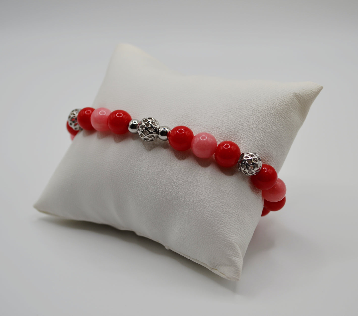 Red and pink bracelet