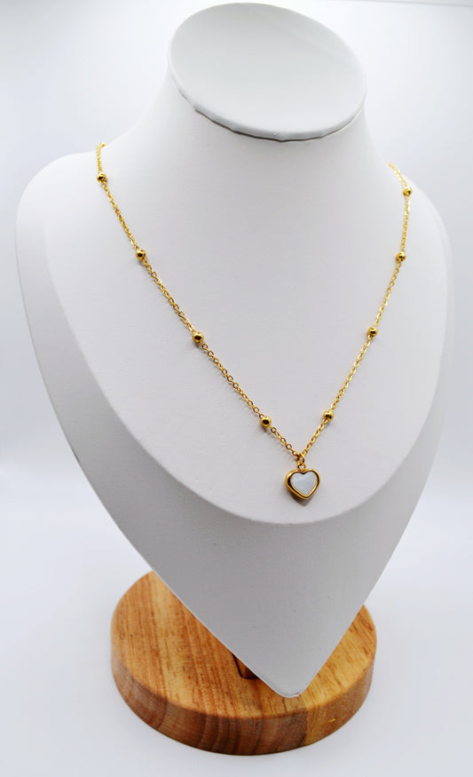 Sweet heart gold necklace