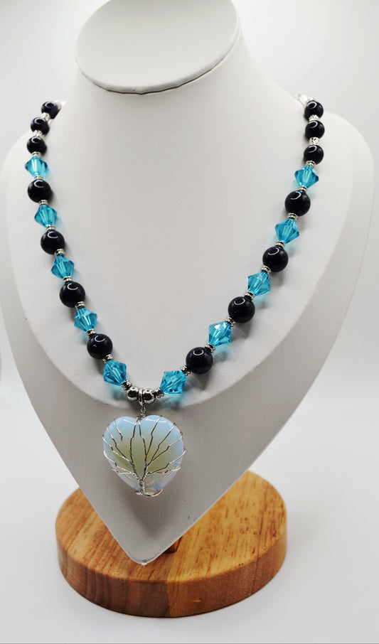 Tree of life beaded necklaces