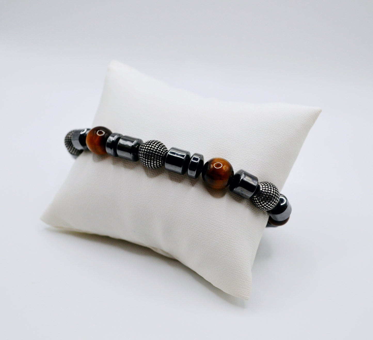 Tiger eye men's bracelet