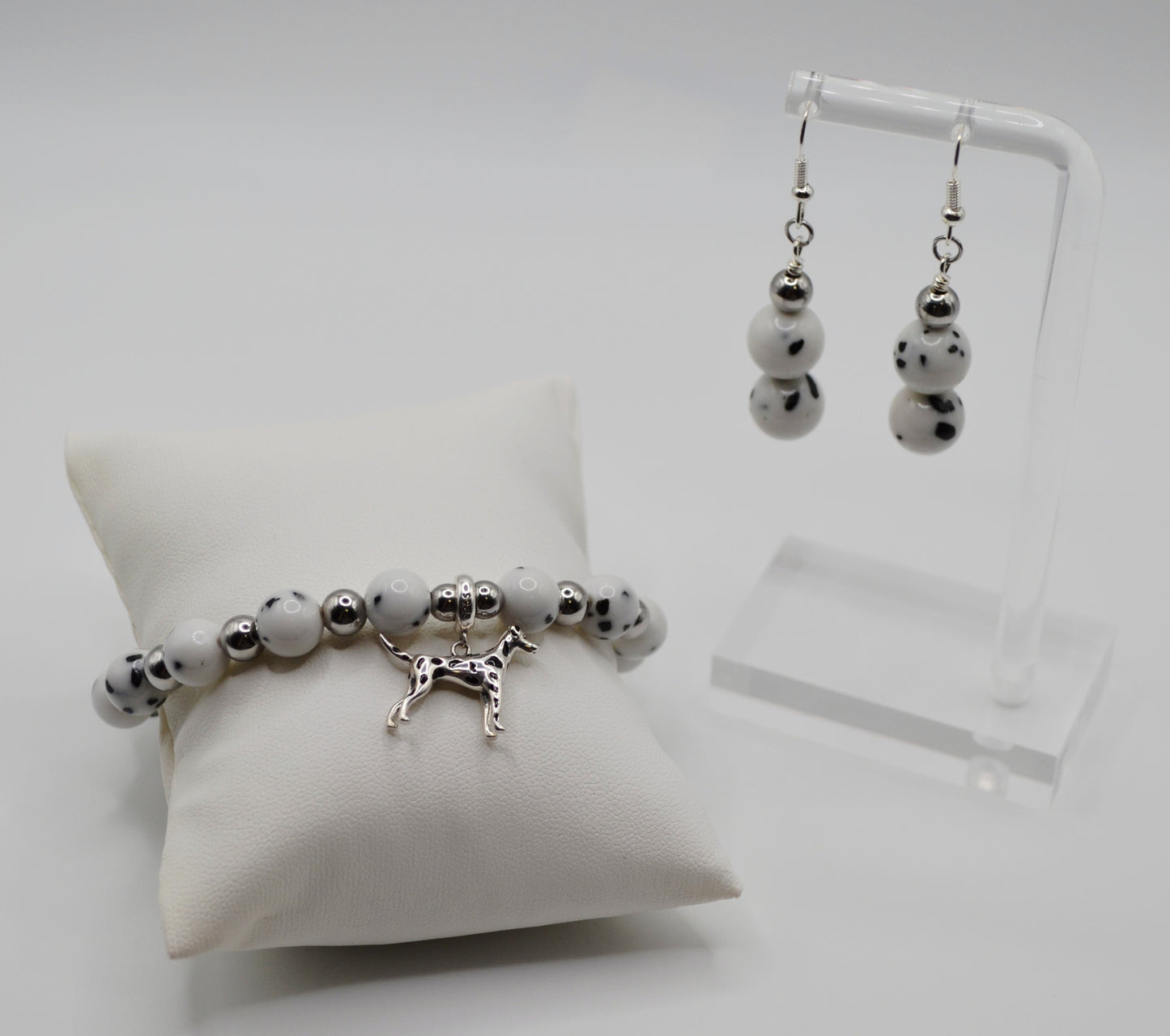 Silver dalmatian set