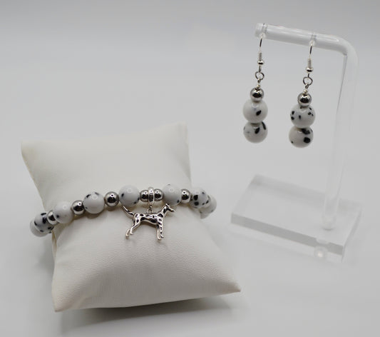 Silver dalmatian set