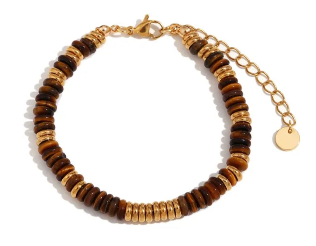 Bohemian stone bracelet