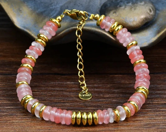 Bohemian stone bracelet