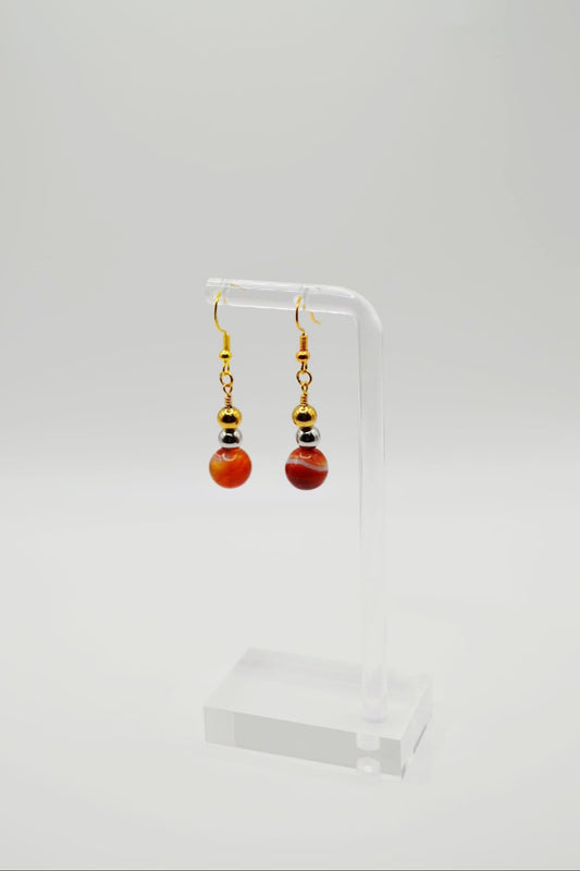 Vizsla dog and girl charm earrings addition two